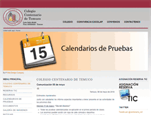 Tablet Screenshot of colegiocentenario.cl